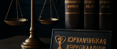 Плавучий город на озере среди гор, с красочными домами и причалами, под красивым закатным небом.